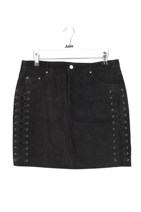 Jupe The Kooples Noir en Daim, taille M - Seconde Main
