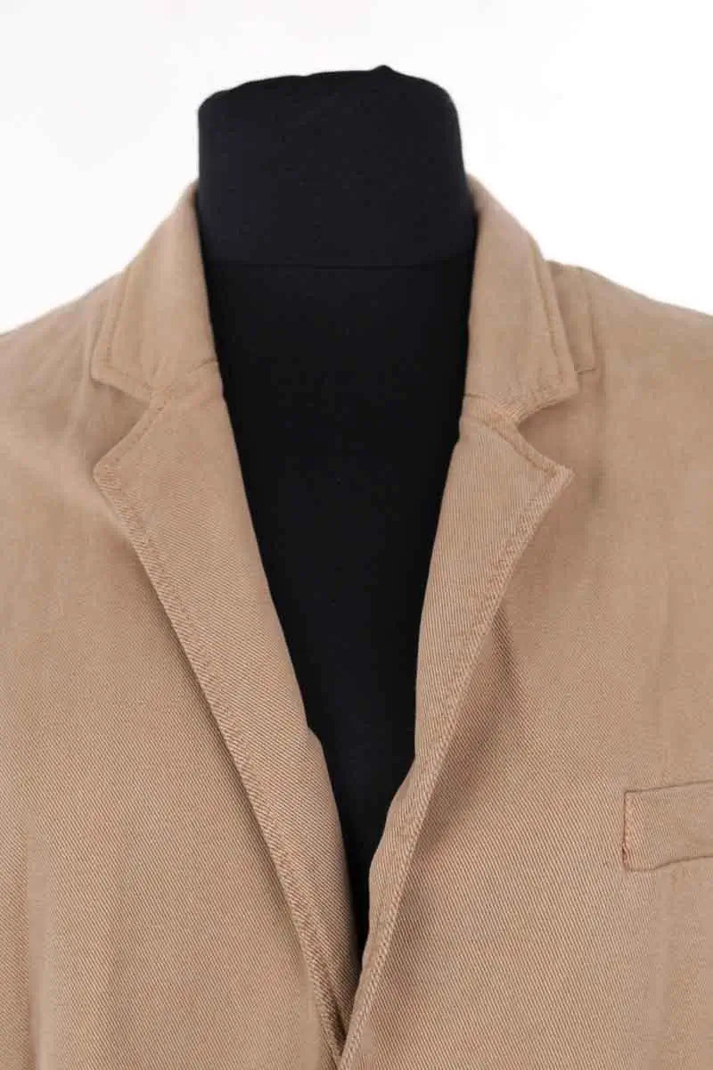 Gilet American Vintage Camel en Coton