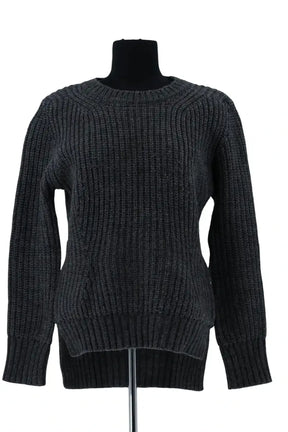 Pull Claudie Pierlot Anthracite en Laine, taille S - Seconde Main