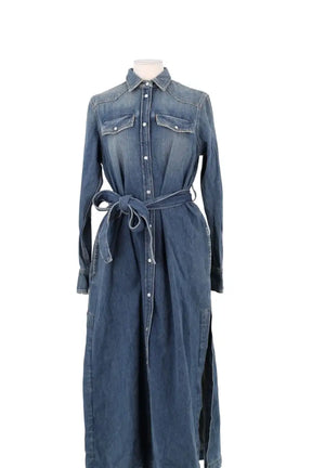 Robe en Jean bleu Golden Goose Bleu en Coton, taille L - Seconde Main