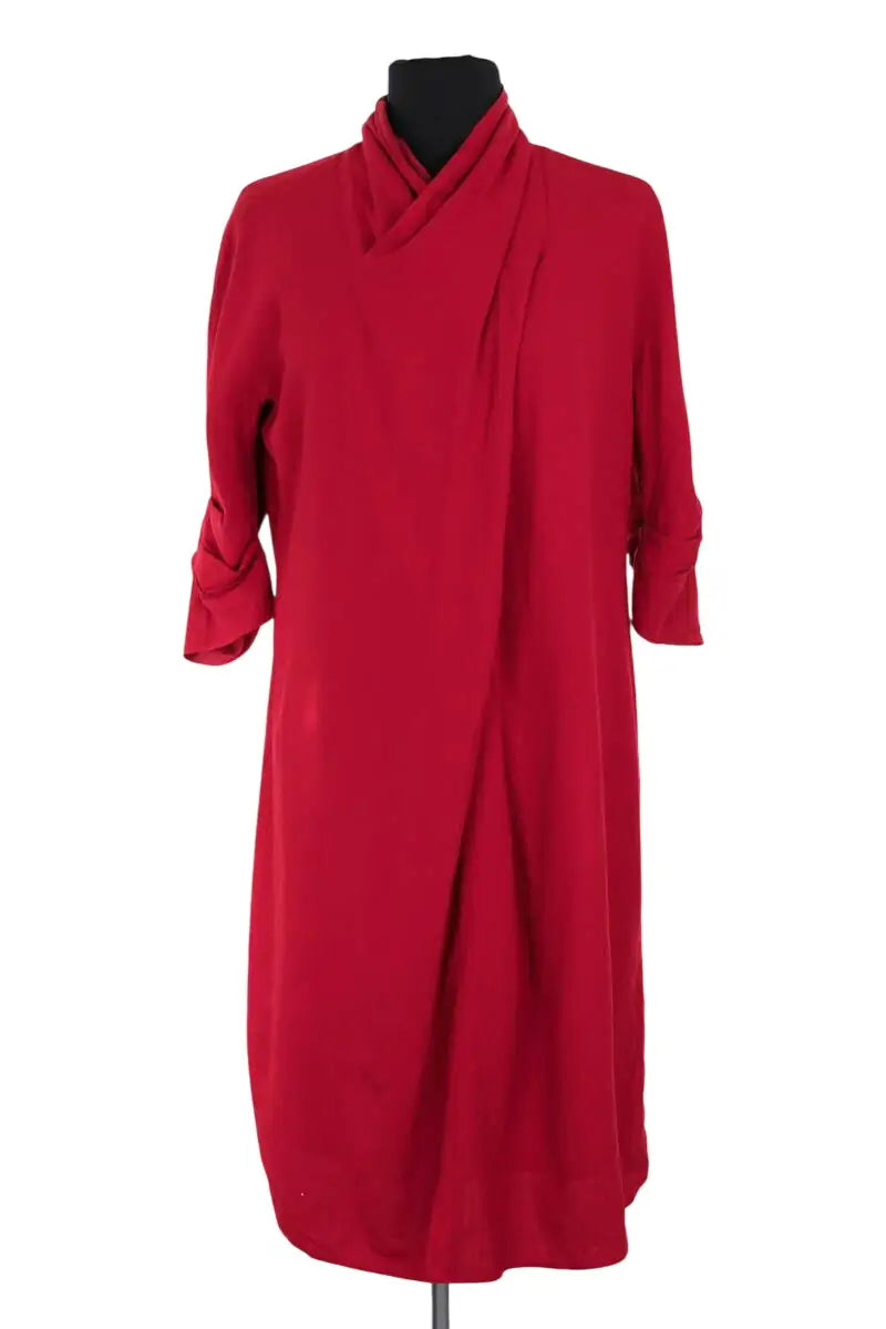 Robe Giorgio Armani Rouge en Viscose, taille L - Seconde Main