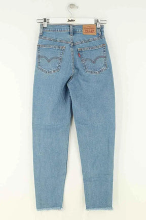 Jean droit Levi's Bleu en Coton
