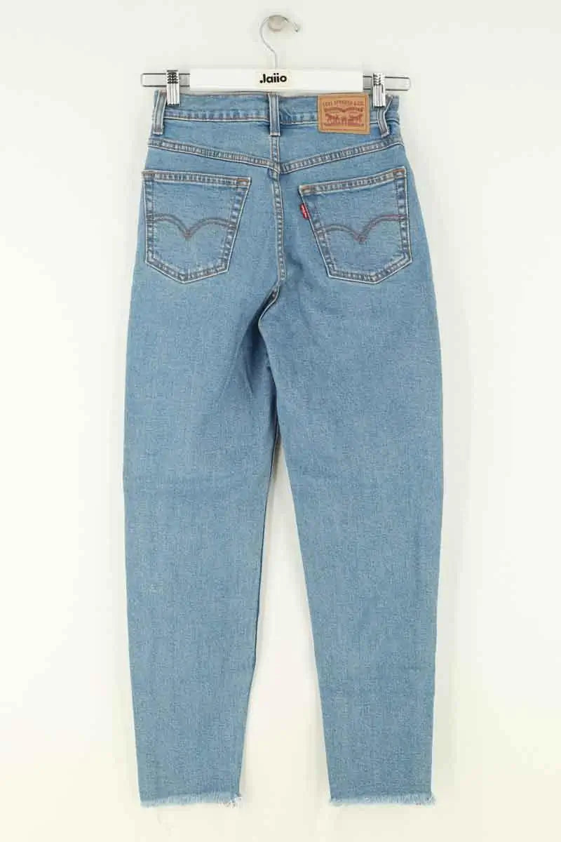 Jean droit Levi's Bleu en Coton