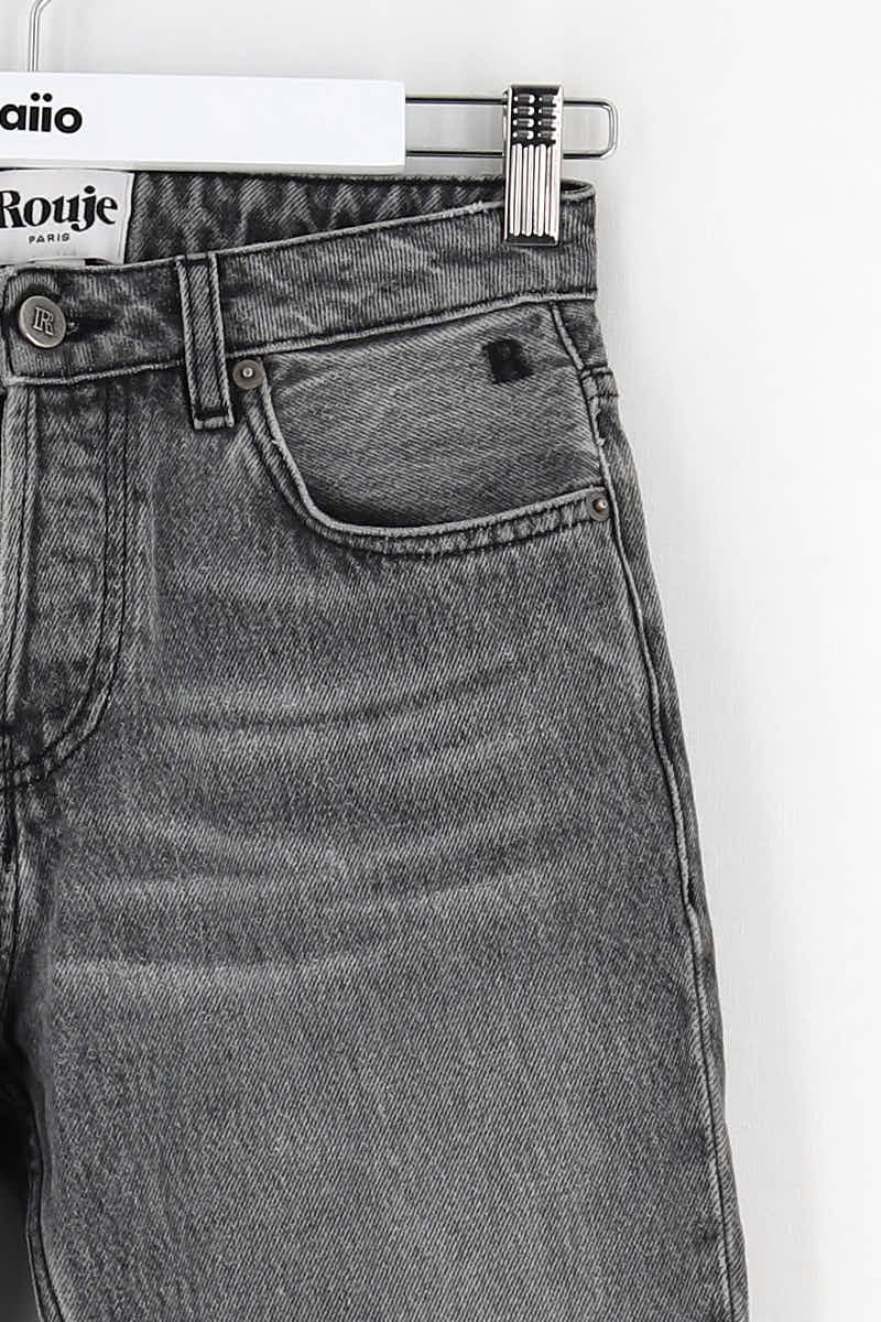 Jean bootcut Rouje  Gris