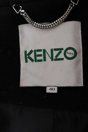 Manteau Kenzo Noir en Laine