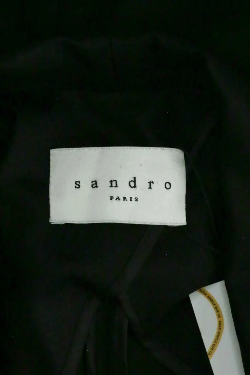Blazer Sandro Noir en Laine