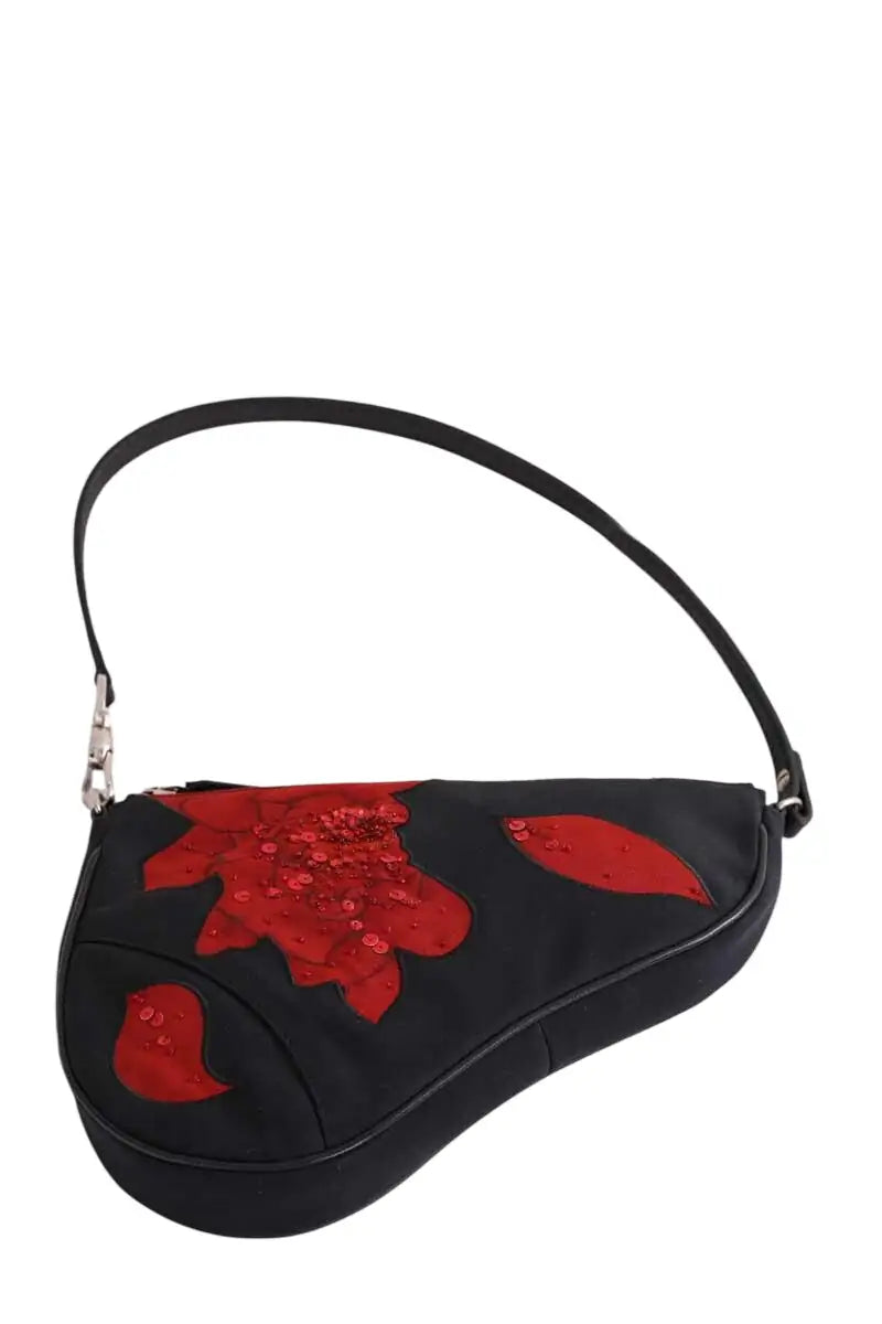 Mini sac Dior Noir en Tissu - Seconde Main
