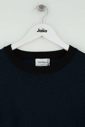 Pull Salvatore Ferragamo Bleu en Soie