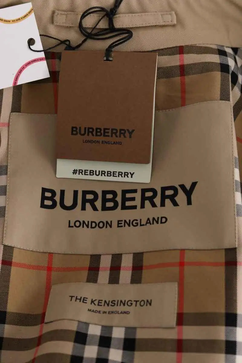 Trench-coat Burberry Camel en Synthétique