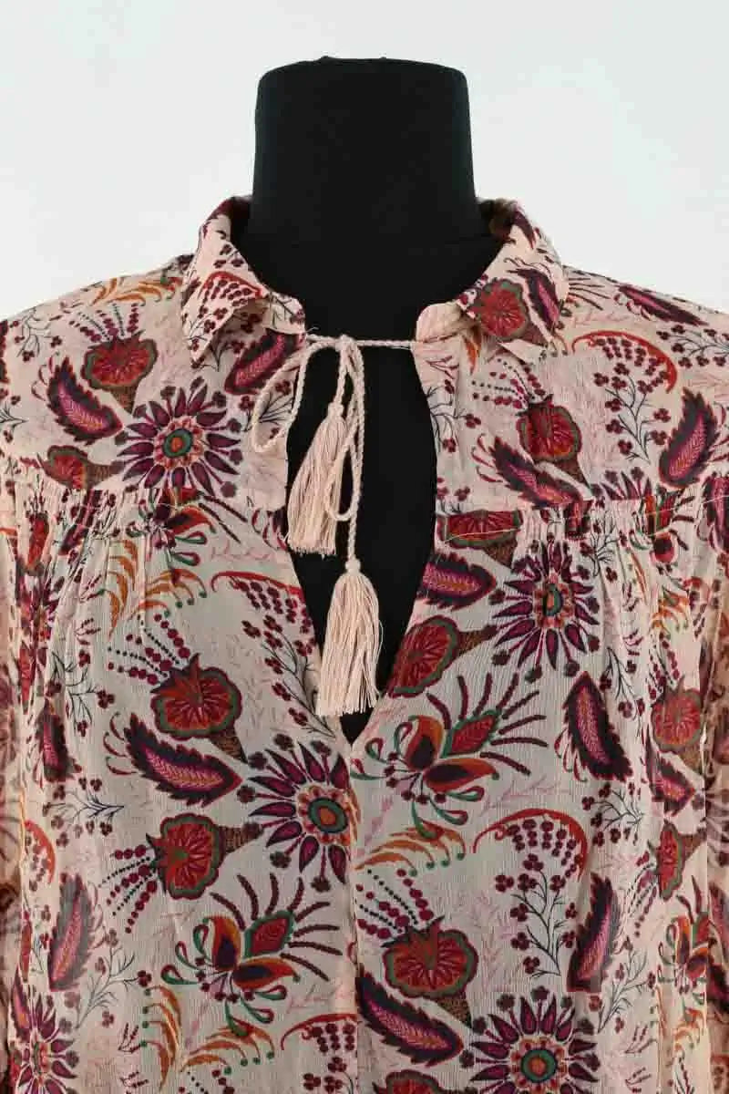 Robe Ba&Sh Ecru en Viscose