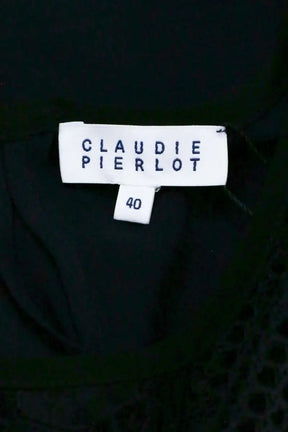 Robe Claudie Pierlot Bleu en Synthétique