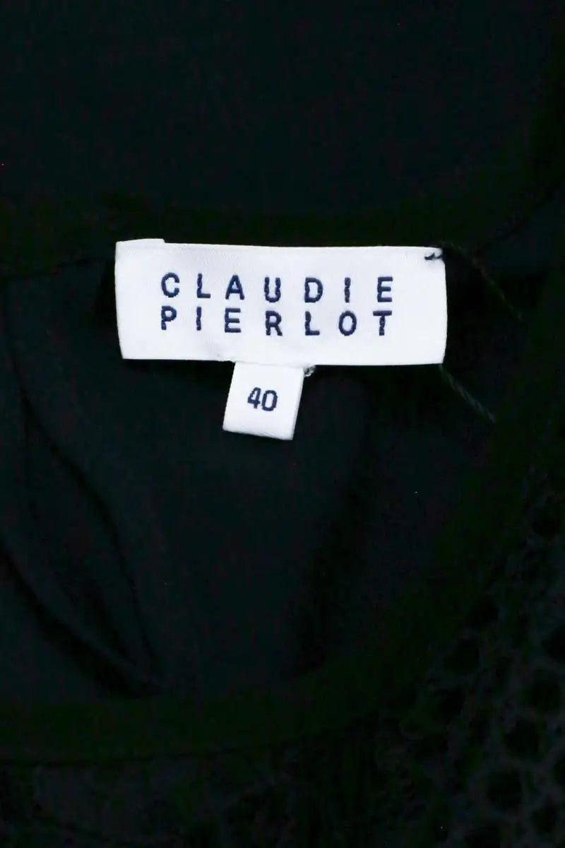 Robe Claudie Pierlot Bleu en Synthétique