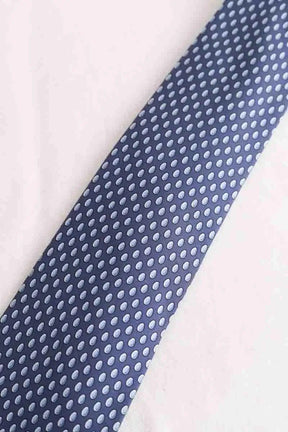 Cravate Hermès Bleu en Soie