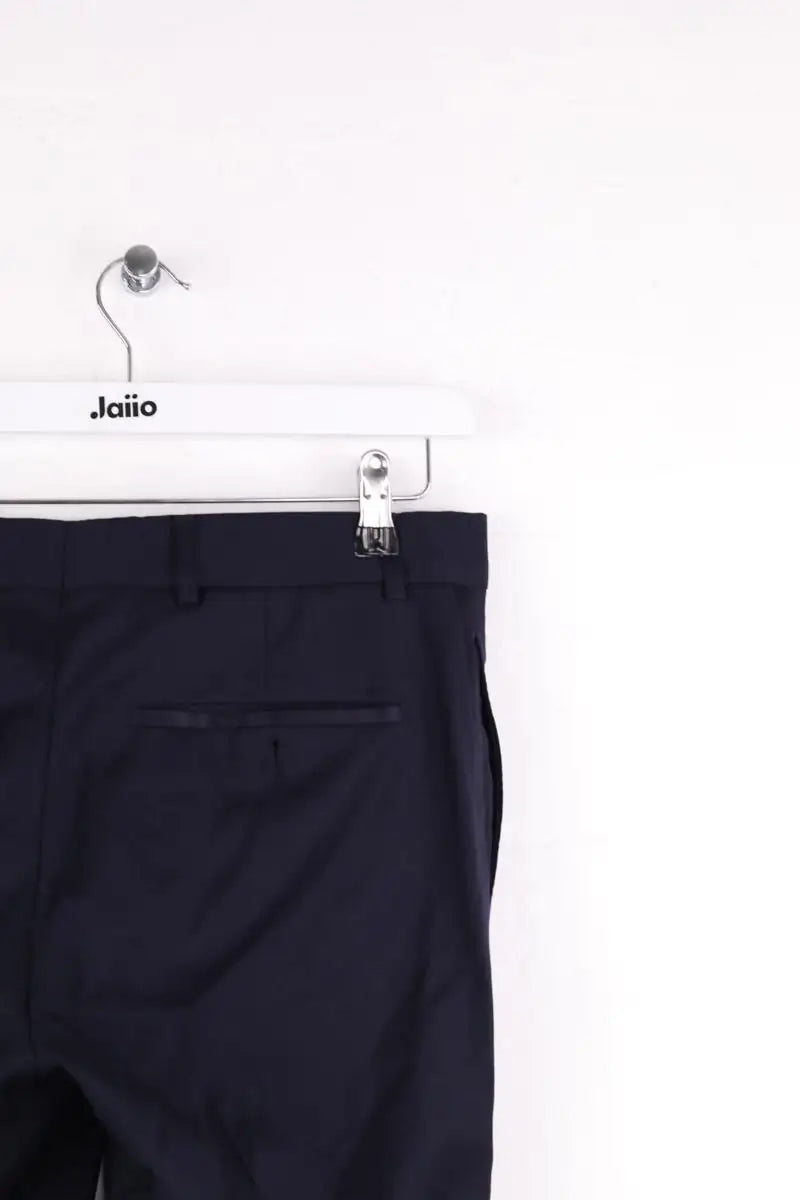 Pantalon droit The Kooples Marine en Laine