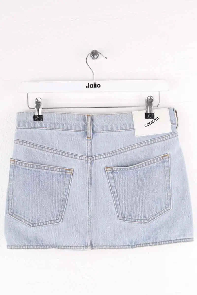 Mini jupe Coperni Bleu en Coton