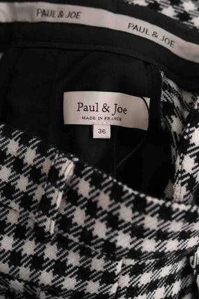 Pantalon large Paul & Joe Noir en Laine