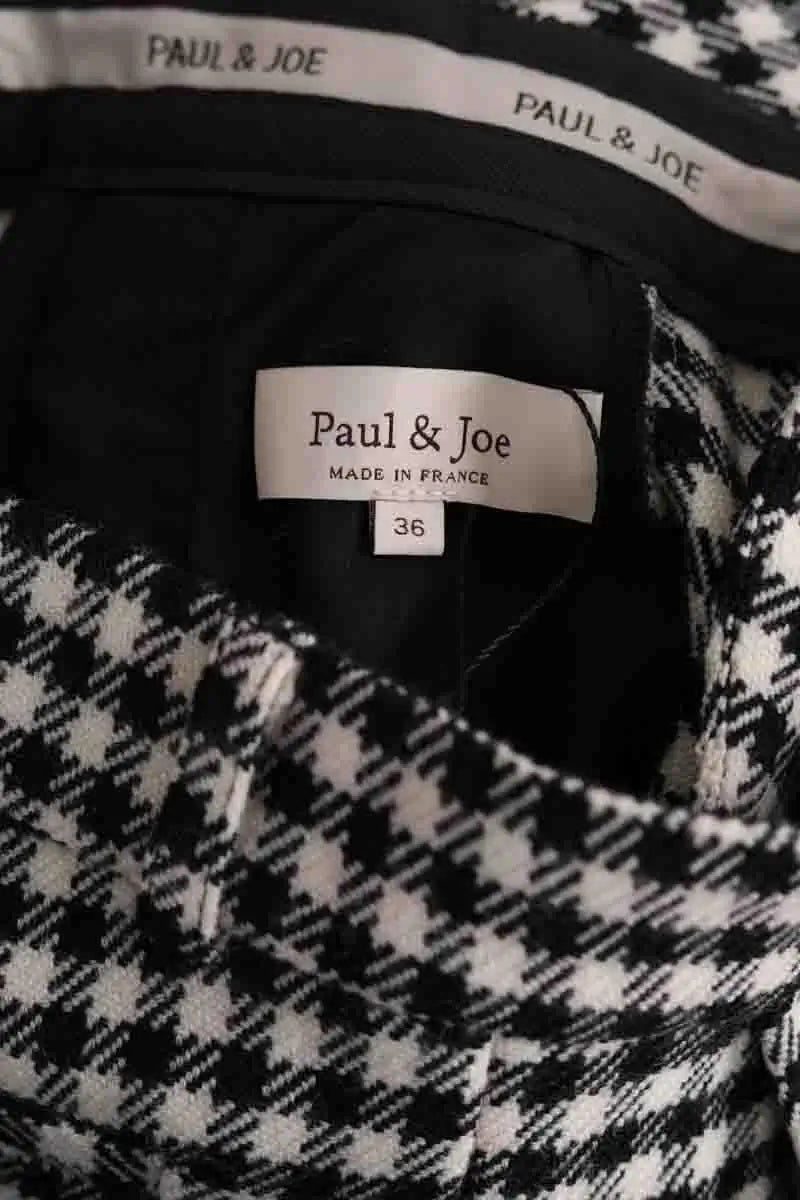 Pantalon large Paul & Joe Noir en Laine
