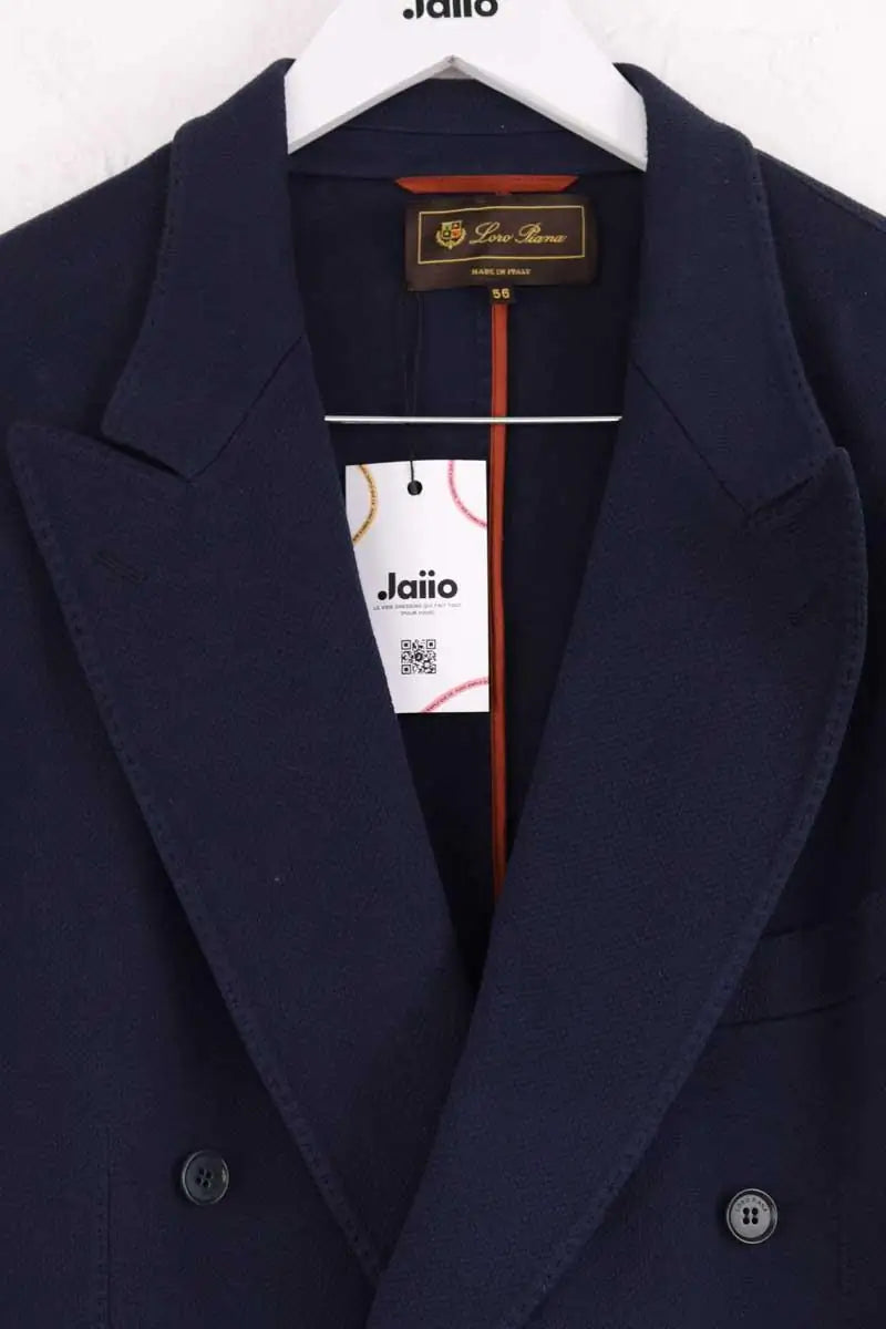Veste Loro Piana Bleu en Coton