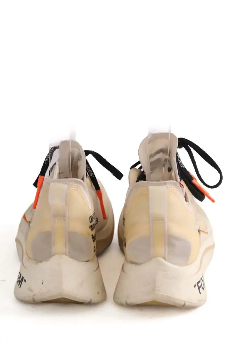 Baskets basses Off White Beige en Tissu