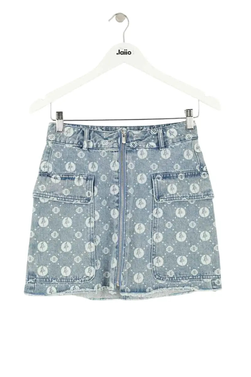 Jupe Maje Bleu en Coton, taille S - Seconde Main