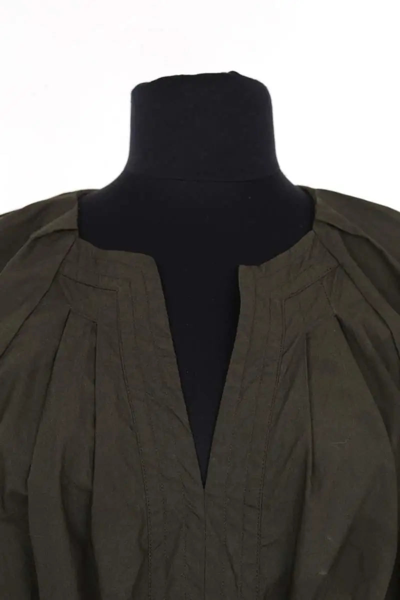 Robe Gerard Darel Kaki en Coton