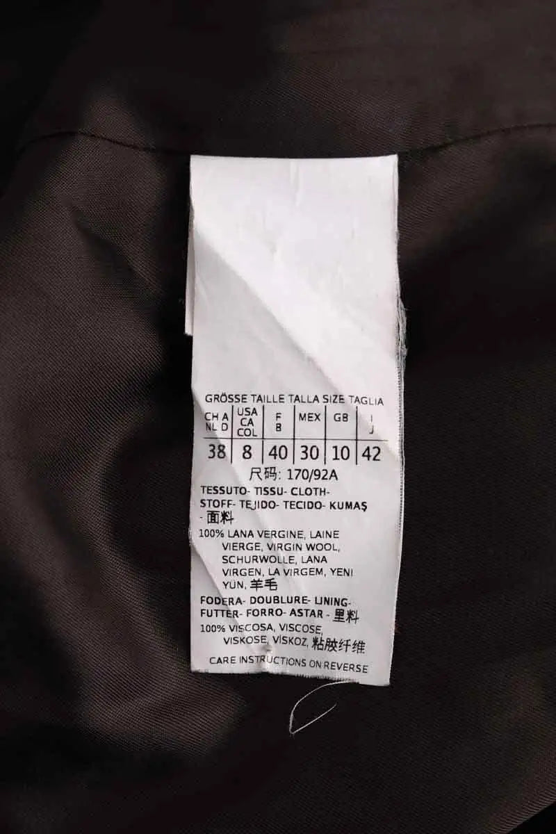 Manteau Max Mara Noir en Laine
