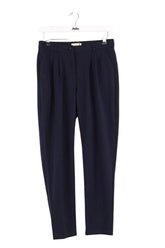 Pantalon droit American Vintage Bleu en Synthétique, taille XS - Seconde Main