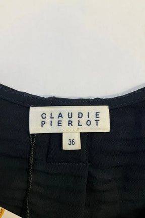 Blouse Claudie Pierlot Marine en Synthétique