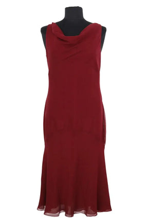 Robe Valentino Bordeaux en Synthétique, taille L - Seconde Main