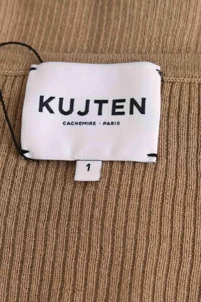 Cardigan Kujten Camel en Soie