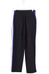 Pantalon court Sandro Noir en Synthétique, taille S - Seconde Main