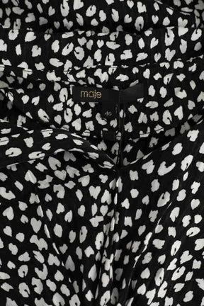 Robe Maje Noir en Synthétique