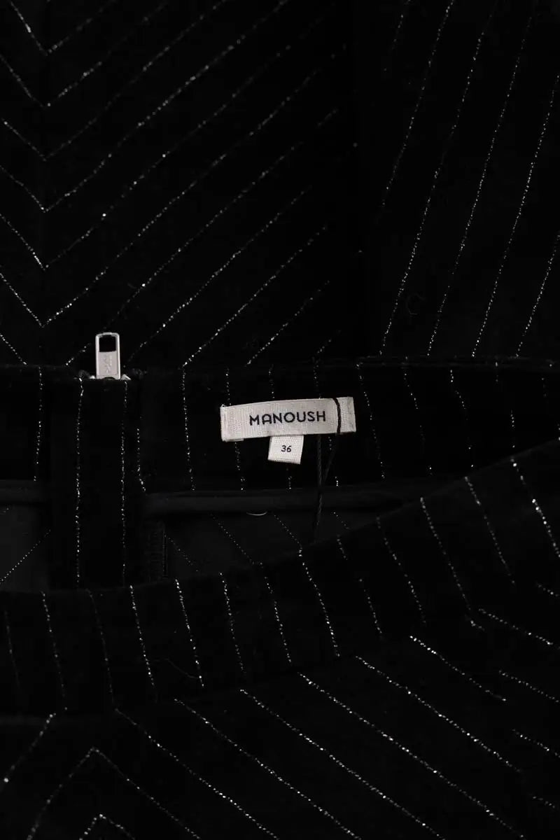 Jupe Manoush Noir en Coton