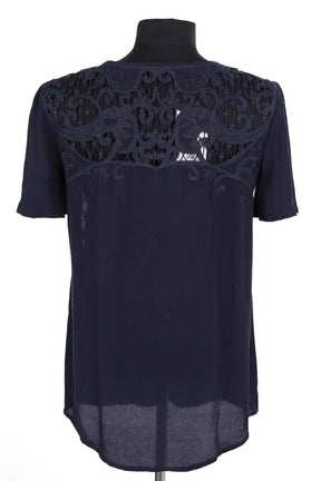 Blouse The Kooples Marine en Synthétique