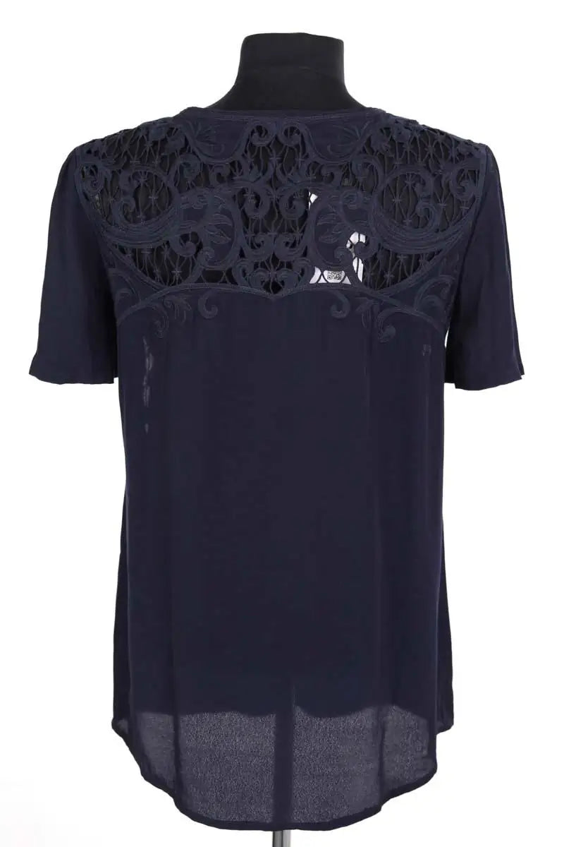 Blouse The Kooples Marine en Synthétique