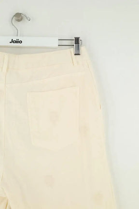 Pantalon large Maison Hotel Beige en Coton