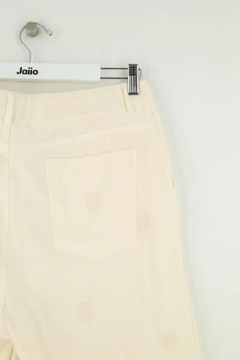 Pantalon large Maison Hotel Beige en Coton