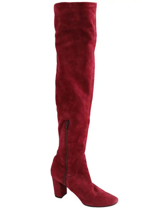 Bottes LK Bennett Bordeaux en Daim