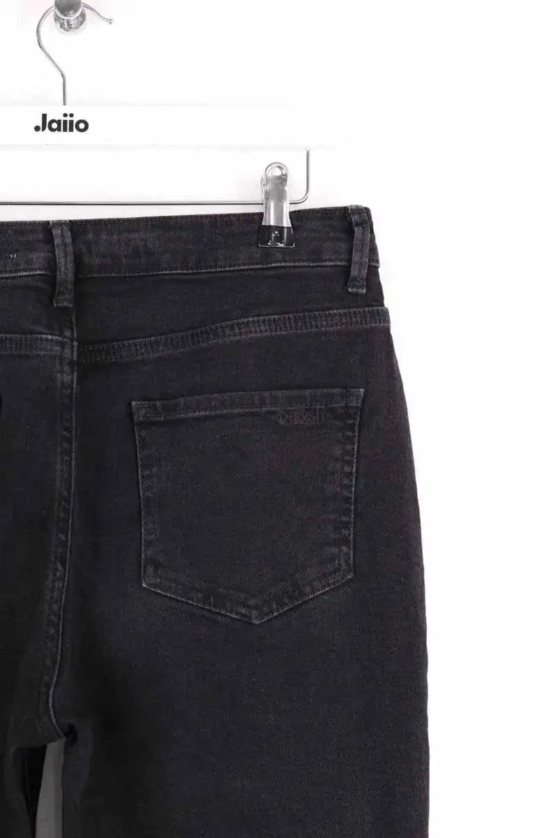 Jean droit Ba&Sh Noir en Coton
