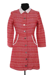 Robe Maje Rouge en Coton, taille S - Seconde Main