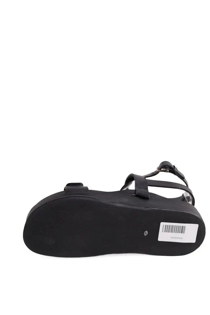 Sandales Ines de la Fressange Noir en Cuir