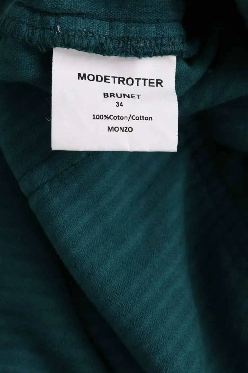 Combinaison Modetrotter Vert en Velours