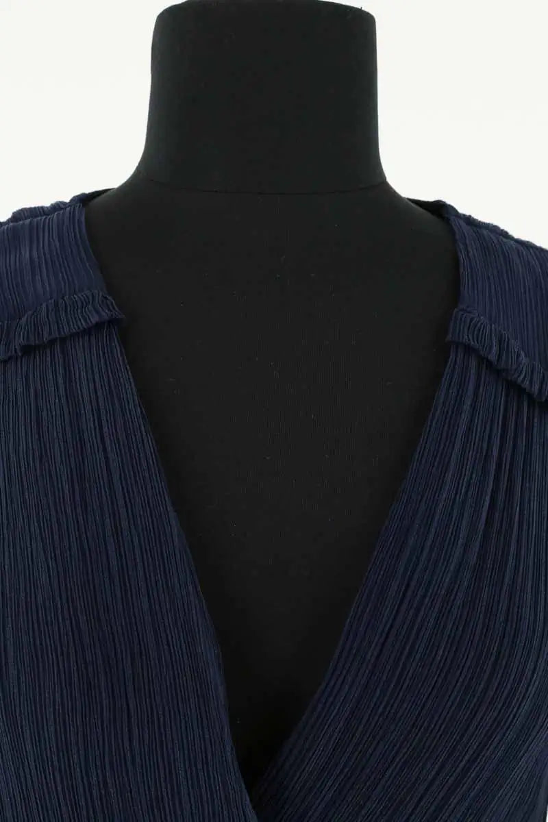 Robe Maje Bleu en Synthétique