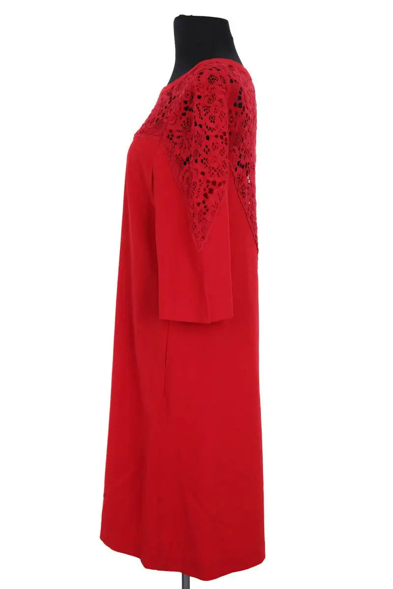 Robe Claudie Pierlot Rouge en Laine
