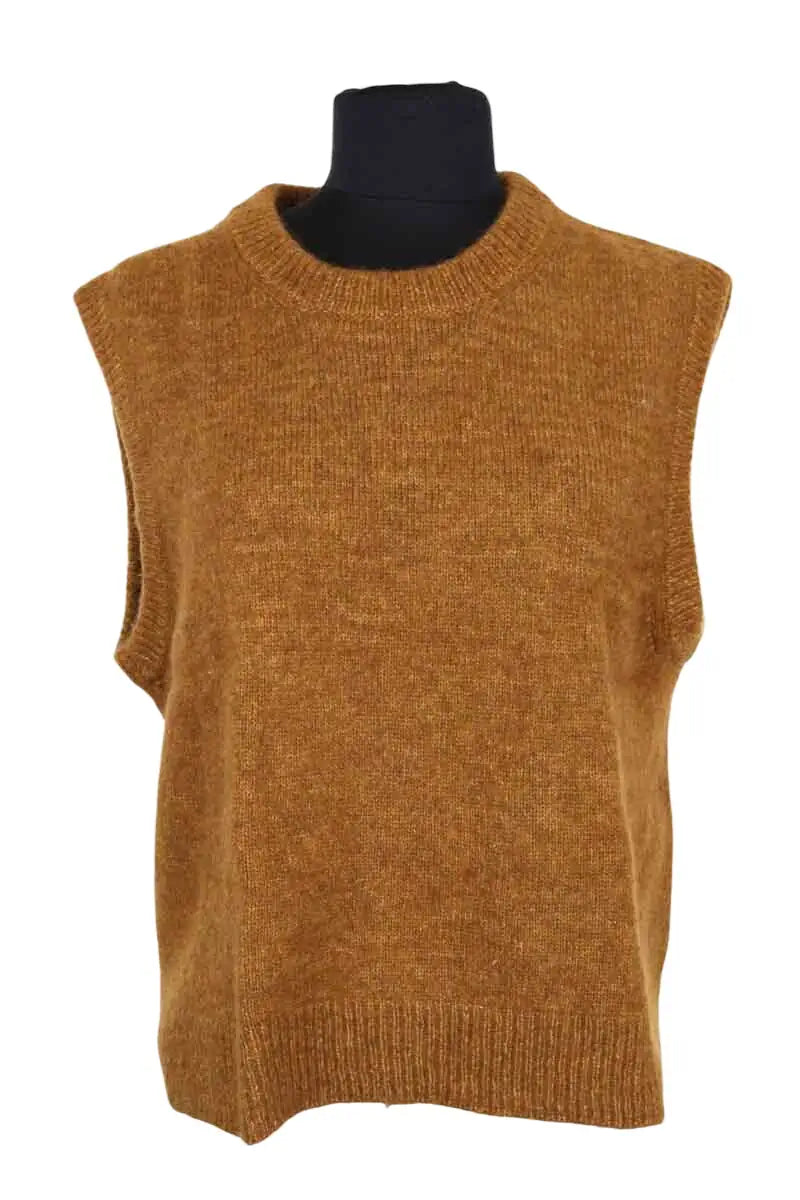 Pull Sézane Marron en Laine, taille XXL - Seconde Main