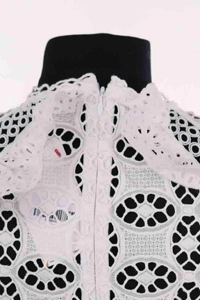 Robe Sandro Blanc en Coton