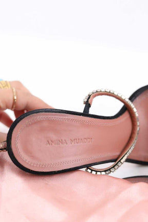 Talons Amina Muaddi  Noir