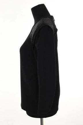 T-shirt Sandro Noir en Polyester
