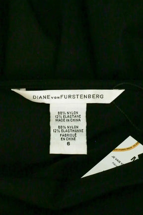 Robe Diane Von Furstenberg Noir en Synthétique