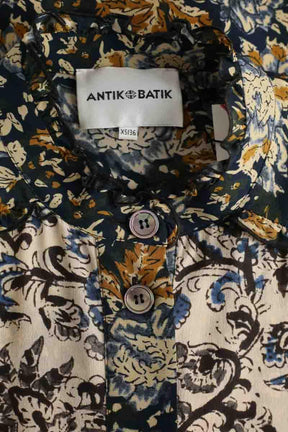 Mi-longueur Antik Batik  Bleu
